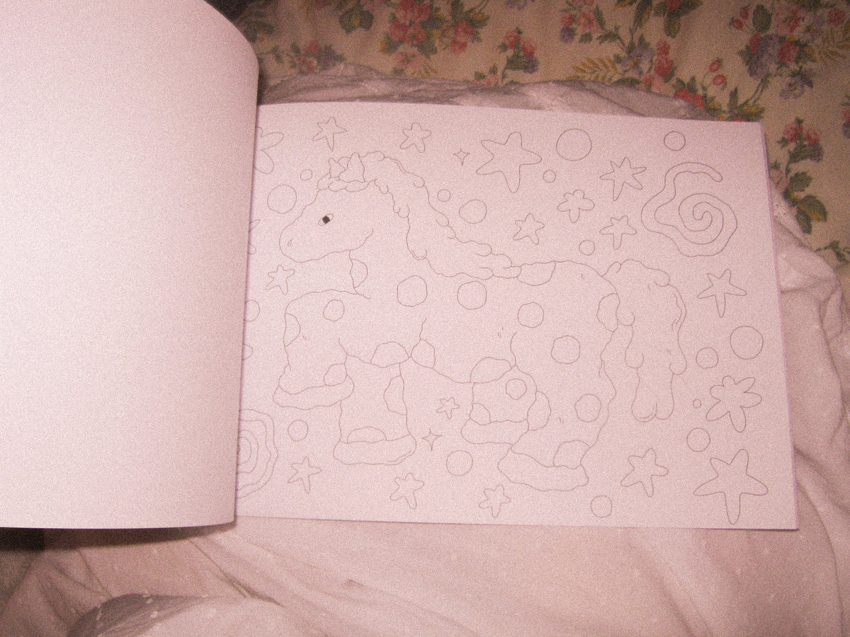 Strange Girls colouring book