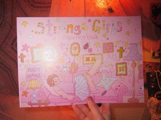 Strange Girls colouring book