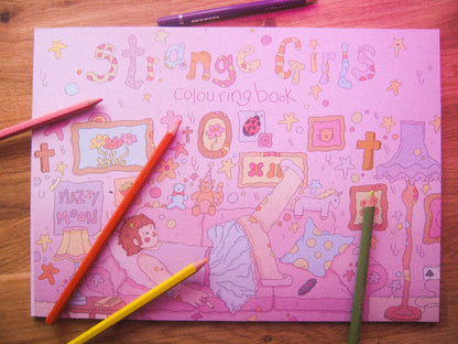 Strange Girls colouring book (Pre-order)